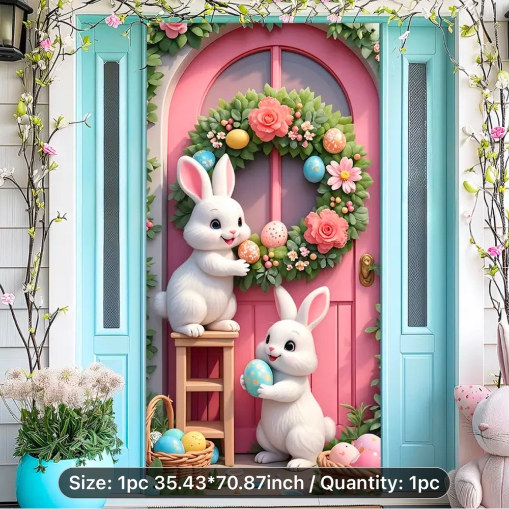 Easter Bunny Door Decoration